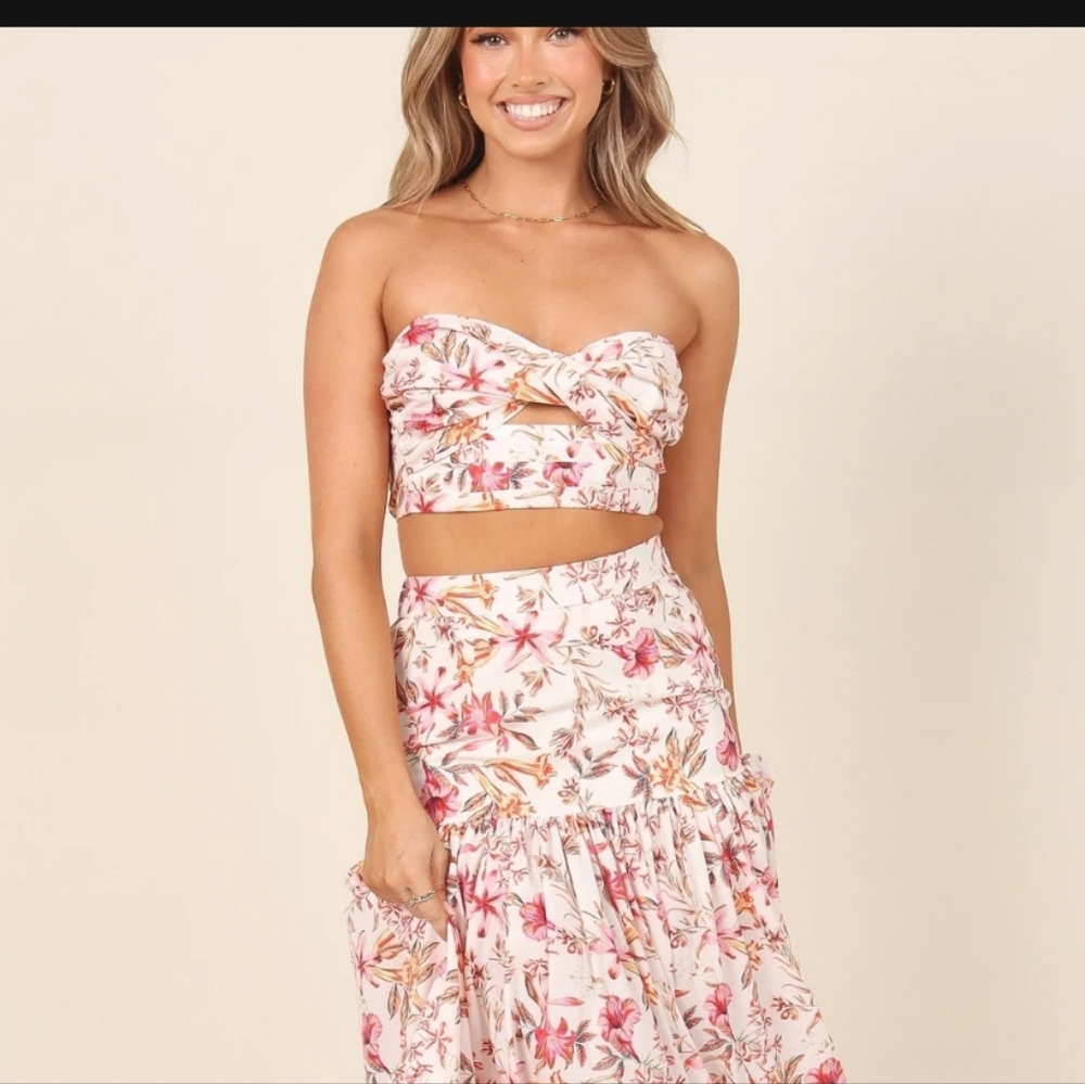 Hydra Top- White Floral